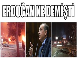 PATLAMA SONRASI REKOR KIRAN ERDOĞAN GÖRÜNTÜLERİ