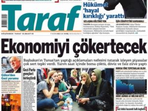 Taraf Gazetesi Tarafını Şaşırdı