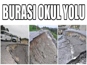 AYDIN'DA OKUL YOLU SKANDALI