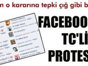 Facebook ve Twitter'da TC protestosu