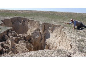 KONYA'DA KORKUTAN DEV ÇUKUR