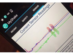 AKILLI TELEFONLAR DEPREMİ ALGILAYABİLECEK