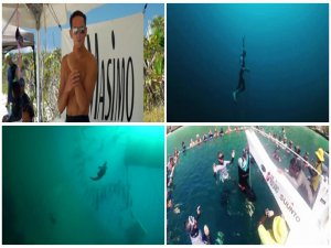 DÜNYA REKORU; TEK NEFESLE 122 METRE