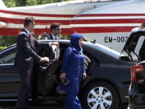 ERDOĞAN KIZININ DÜĞÜNÜNE HELİKOPTERLE GİTTİ