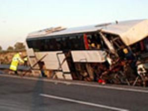 Ankaraspor takım otobüsü kaza yaptı! 1 ölü