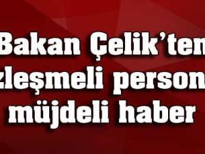 Sözleşmeli personele müjdeli haber!
