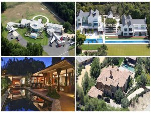 DÜNYACA ÜNLÜ 23 YILDIZIN MALİKANLERİ