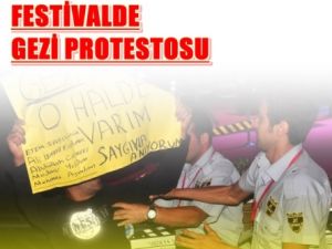 Festivalde 'Her Yer Taksim Her Yer Direniş'