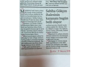 AKP'NİN İHALEYİ KİME VERECEĞİNİ ÖNCEDEN BÖYLE AÇIKLADILAR