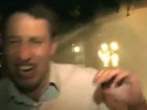 TOMA'nın yabancı muhabiri vurma anı!