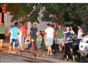 ANTALYA'DA PATLAYAN KLİMA MAHALLELİYİ SOKAĞA DÖKTÜ