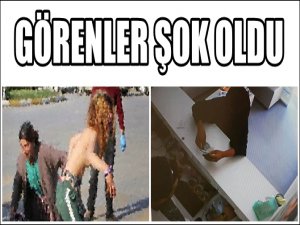 ANTALYA'DA ÇARŞAFLI KADIN SOKAKTA ÇIRILÇIPLAK SOYUNDU