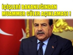 İçişleri Bakanlığın'dan Bakan Güler ile İlgili Açıklama !