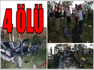 SAMSUN'DA FECİ KAZA; 1 AİLE YOK OLDU