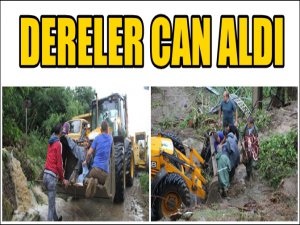 KARADENİZ'DE SEL FACİASI; 2 ÖLÜ 1 KAYIP