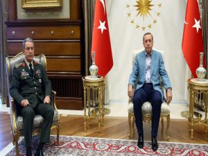 ERDOĞAN AKAR'I KABUL ETTİ