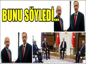 ERDOĞAN'DAN KILIÇDAROĞLU'NA SARAYDA İNANILMAZ SÖZLER