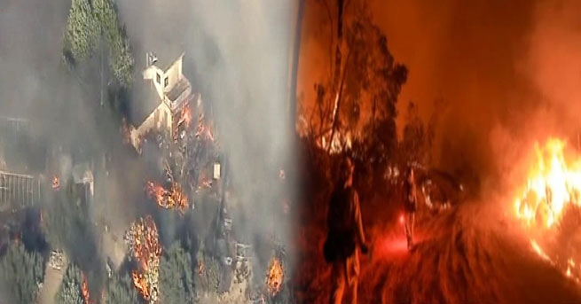 KALİFORNİYA'DA YANGIN KABUSU