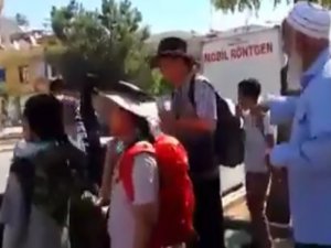 GAZİANTEP'TE GERİCİLERİN TURİSTLERE SALDIRMA GÖRÜNTÜLERİ