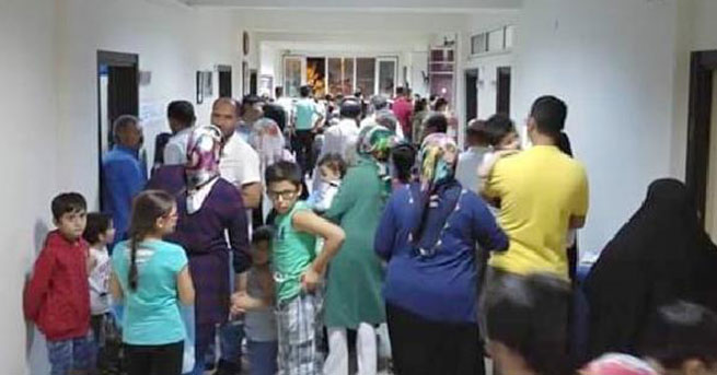 KAHRAMANMARAŞ'TA BİNLERCE KİŞİ HASTANELİK OLDU