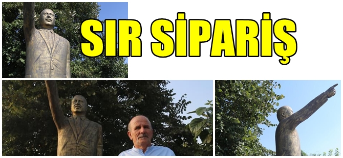 AKP'Lİ BELEDİYEDEN ERDOĞAN HEYKELİ  SKANDALI