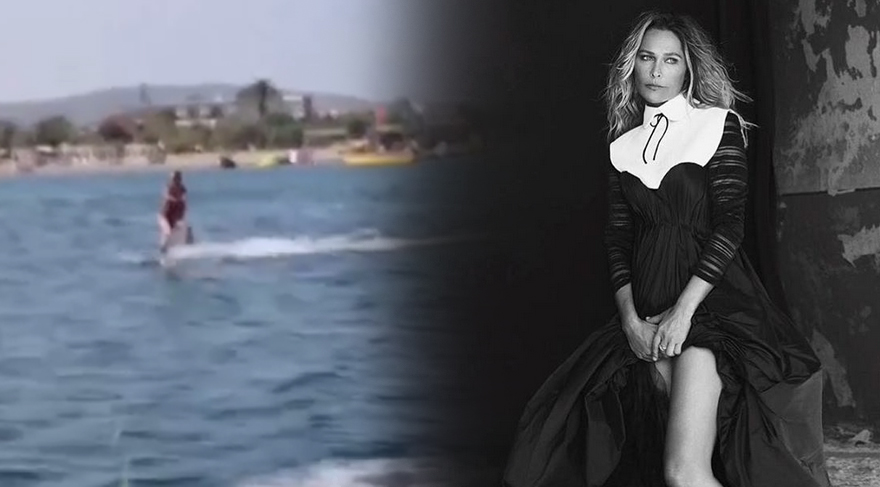 HÜLYA AVŞAR SU ÜZERİNDE KAYDI BİNLERCE BEĞENİ ALDI