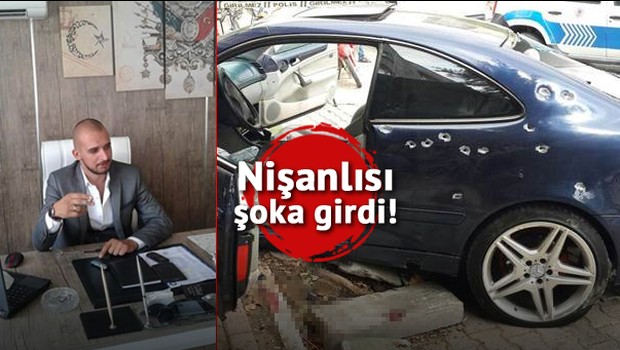 NİŞANLISININ YANINDA KURŞUN YAĞDIRDI