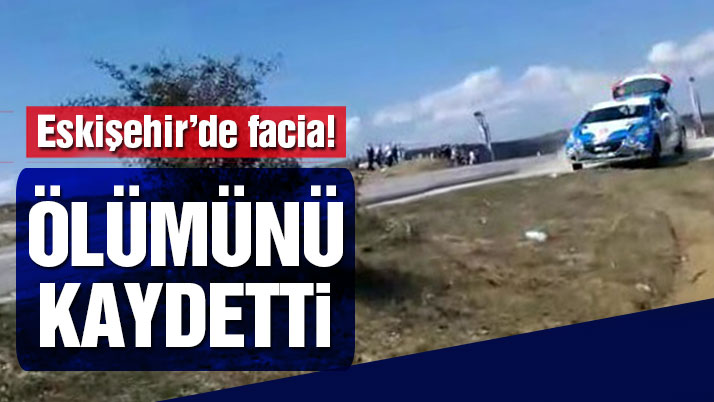 ÖLMEDEN ARABANIN KENDİNE ÇARPMA ANINI DA ÇEKMİŞ