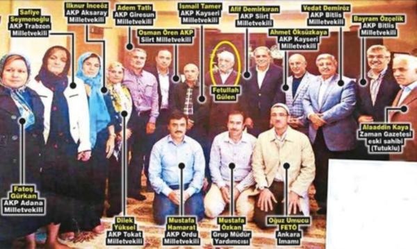 AKP'Lİ VEKİLLERDEN FETHULLAH GÜLEN İLE FOTOĞRAF SKANDALI