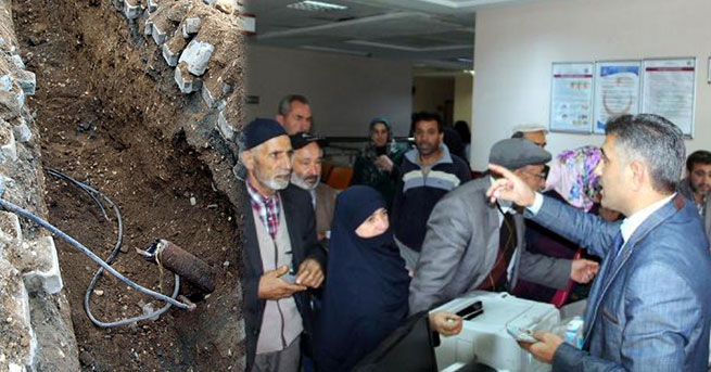 İŞ MAKİNESİ İNTERNETİ KESTİ, HASTANEDE İŞLEMLER DURDU