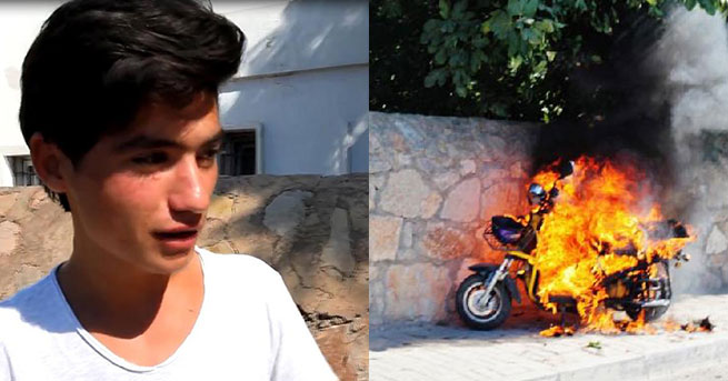 BODRUM'DA ELEKTRİKLİ BİSİKLET DEHŞETİ