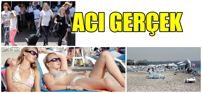 İŞTE ANTALYA'NIN BU YIL KAYBETTİĞİ TURİST SAYISI