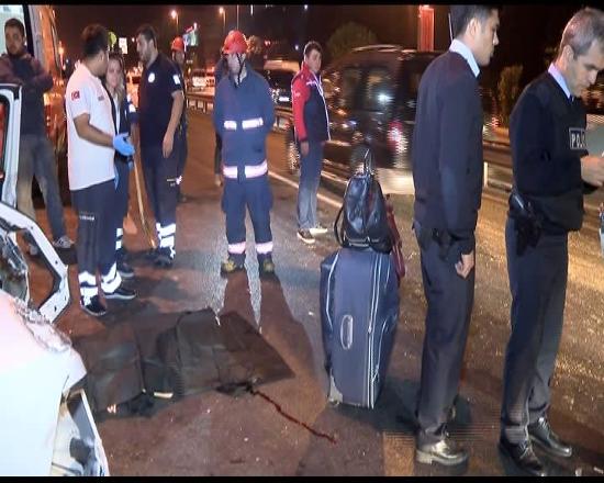 BAHÇELİEVLER'DE FECİ KAZA: 1 ÖLÜ 1 YARALI