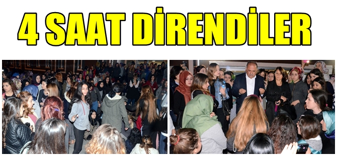 KIZ YURDUNDA SKANDAL; 1600 ÖĞRENCİ EYLEM YAPTI