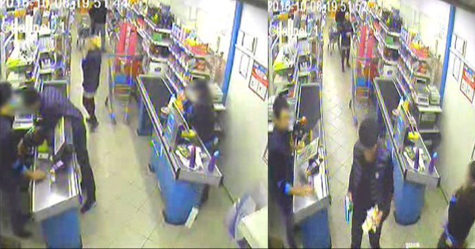 BİR YANDA ALIŞVERİŞ, BİR YANDA SOYGUN