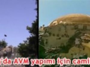 Malatya’da AVM yapımı için halkın tepkileri hiçe sayılarak camii yıkıldı