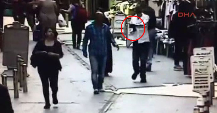 POMPALI DEHŞET GÜVENLİK KAMERASINDA