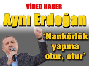 Erdoağan Vatandaşı gene Azarladı
