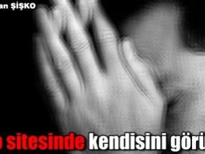 Porno sitesinde kendisini görünce!..