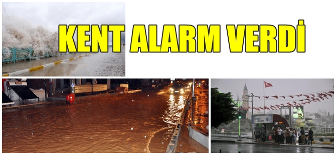 ANTALYA FIRTINAYI BÖYLE BEKLİYOR