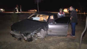 KONYA'DA AKP'Lİ BAŞKANIN ARACI DOMUZ SÜRÜSÜNE ÇARPTI