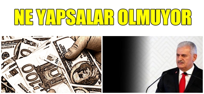 AÇIKLAMA YAPARKEN; BİNALİ YILDIRIM'A DOLAR ŞOKU