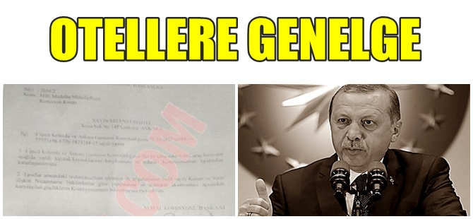 ERDOĞAN İLAN ETMİŞTİ; SEFERBERLİK GENELGESİ