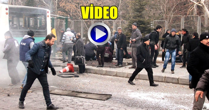 KAYSERİ PATLAMA ANI; DEHŞETİN GÖRÜNTÜLERİ