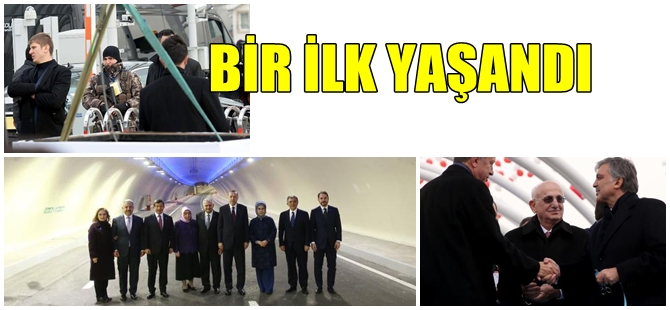 AVRASYA TÜNELİ AÇILIŞINA DAMGA VURAN UYGULAMA