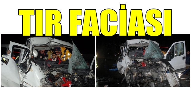 ANTALYA'DA FECİ KAZA ; BABA OĞUL ÖLDÜ