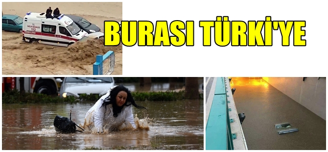 BURASI PAKİSTAN DEĞİL MERSİN: 2 ÖLÜ, 1 KAYIP