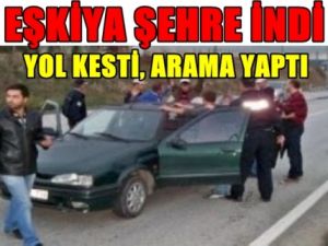 Eşkiya Şehrin Göbeğinde Yol Kesti