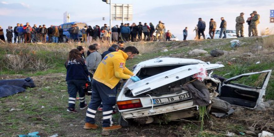 KADİRLİ'DE KATLİAM GİBİ KAZA; 5 ÖLÜ 2 YARALI