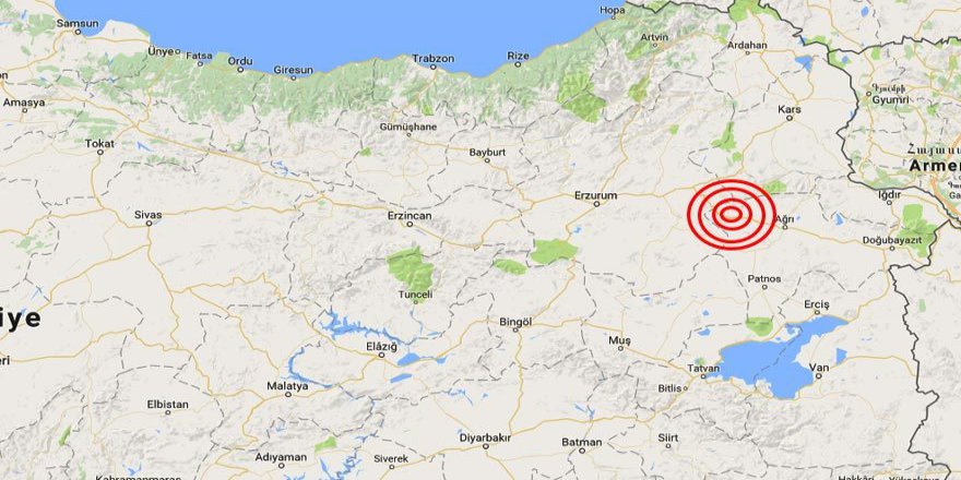 AĞRI'DA KORKUTAN DEPREM